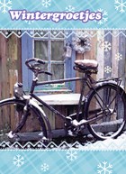 fiets in de sneeuw